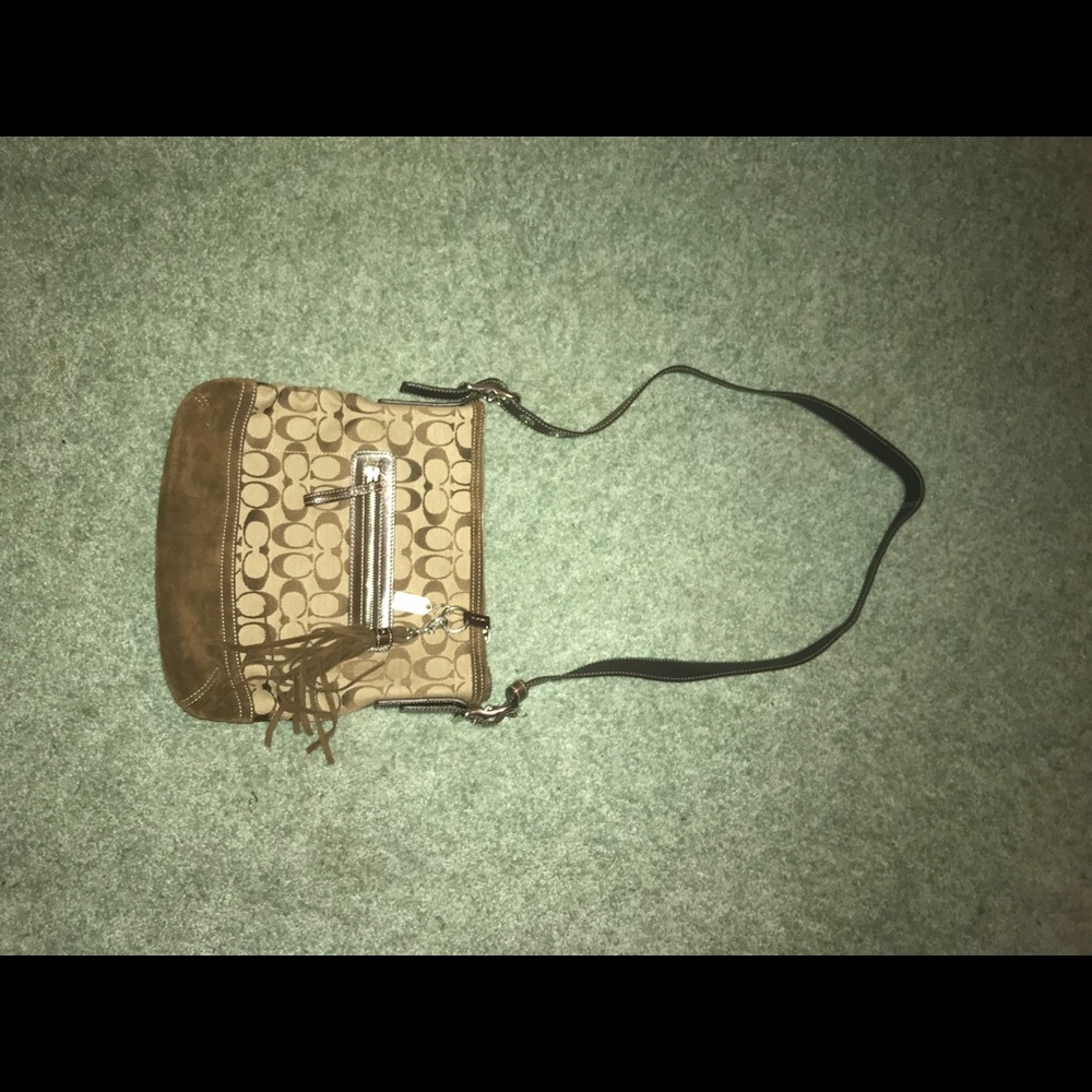 Authentic coach satchel bag